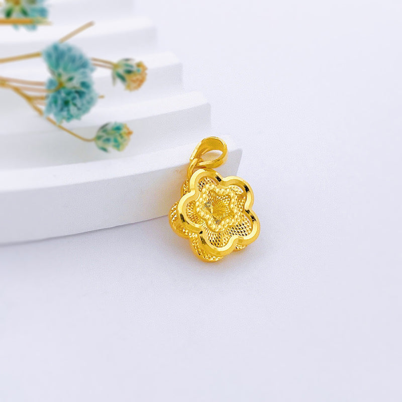 Pure gold pendant on sale
