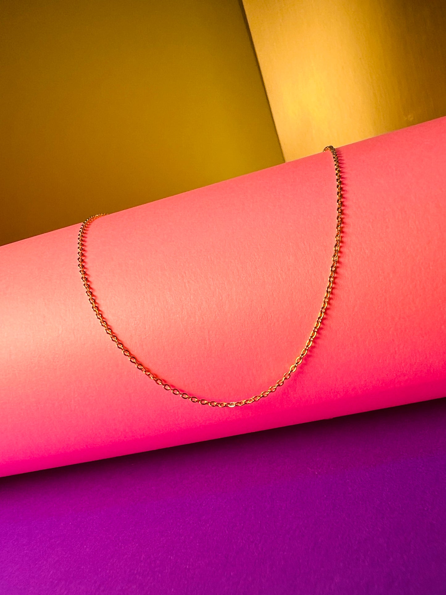 24K Pure Gold Necklace